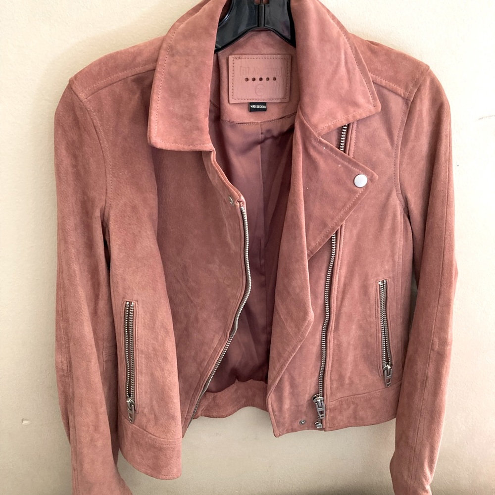 Pink Suede Jacket